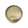 509 Plain Round Antique Brass Knob - Magnificent Marketing (DIY Builders Hardware)