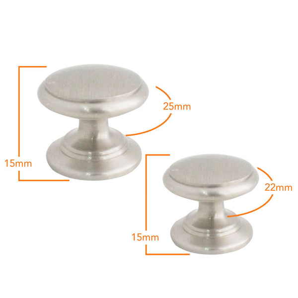 509 Round Stainless Knob