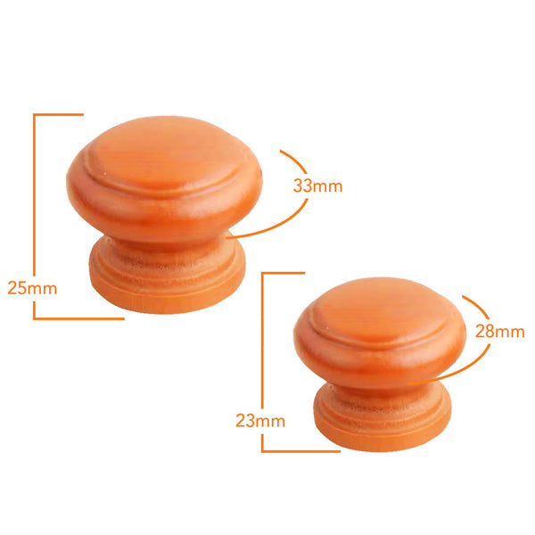 5208 Oak Wooden Knob