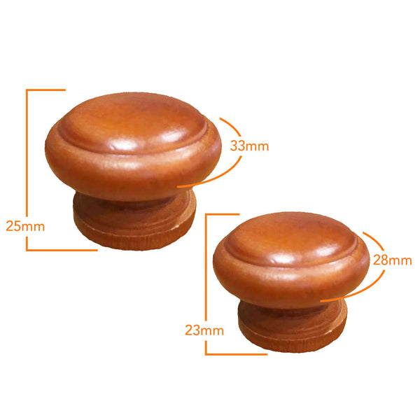 5208 Teak Wooden Knob