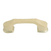 523 Oak with Brass Base Plastic Pull Handle - Magnificent Marketing (DIY Builders Hardware)