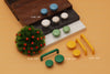 1230 Plain Yellow Plastic Knob