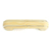 550 Oak with Brass Stripes Plastic Pull Handle - Magnificent Marketing (DIY Builders Hardware)