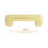 550 Oak with Brass Stripes Plastic Pull Handle