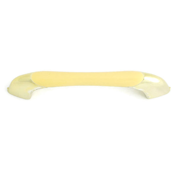 565 Brass with Yellow Color Combination Plastic Pull Handle - Magnificent Marketing (DIY Builders Hardware)