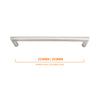 5704 Stainless Solid Pull Handle