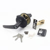 Corona Black Entrance Keyed Lever Lock