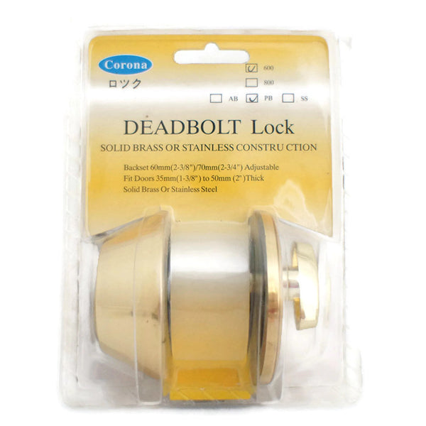 Corona Deadbolt Single Lock