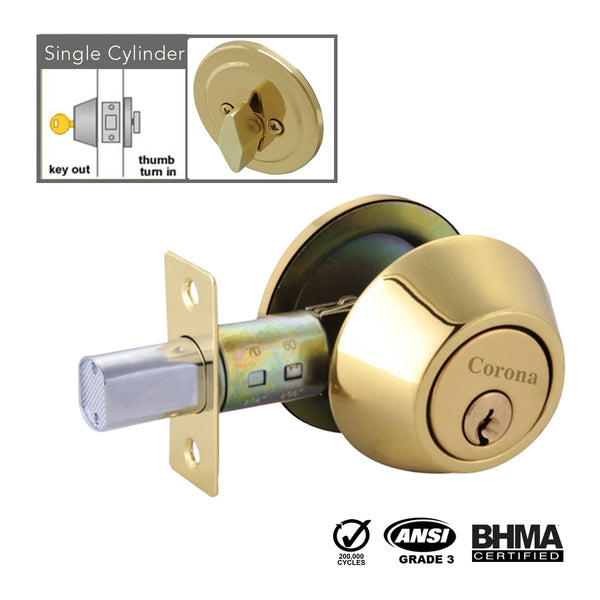 Corona Deadbolt Single Lock