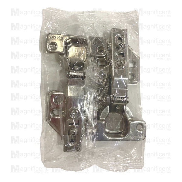 Giano Stainless Hydraulic Clip On Full Overlay Hinge