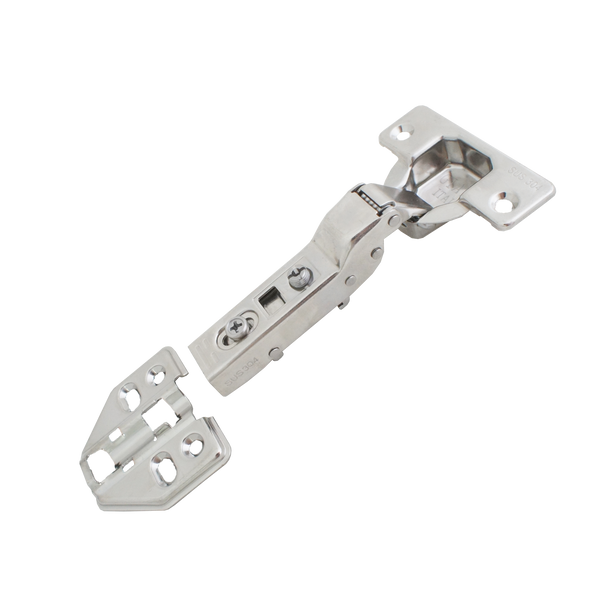 Giano Stainless Hydraulic Clip On Half Overlay Hinge