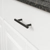 7925 Matte Black Hollow T Bar Handle