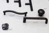 846 Black Coated Knob