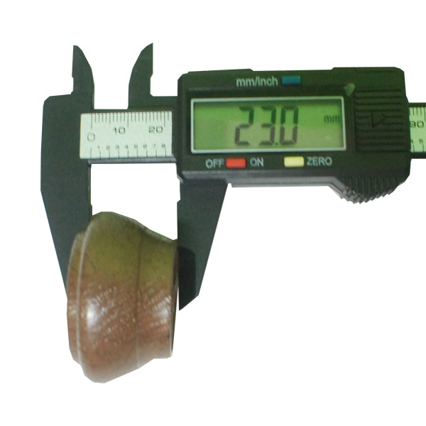 6450 Walnut Plastic Knob