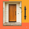 6100 Black Decorative Door Handle