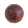 6533 Rounded Dark Red Marble Plastic Knob - Magnificent Marketing (DIY Builders Hardware)