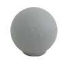 6533 Rounded Matt Gray Plastic Knob - Magnificent Marketing (DIY Builders Hardware)