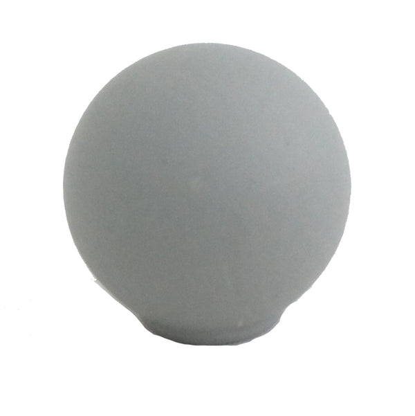 6533 Rounded Matt Gray Plastic Knob - Magnificent Marketing (DIY Builders Hardware)