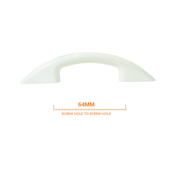 705 Plastic White Pull Handle