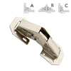 Giano Easy Screw On Concealed Hinge