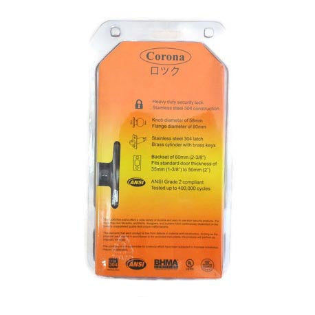Corona Heavy Duty ANSI Grade 2 Cylindrical Lock