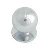 714 Plain Chrome Knob Handle