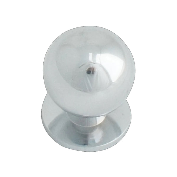 714 Plain Chrome Knob Handle