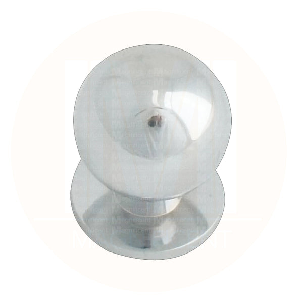 714 Plain Chrome Knob Handle