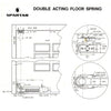 Corona Floor Hinge