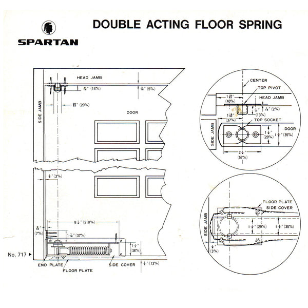 Corona Floor Hinge