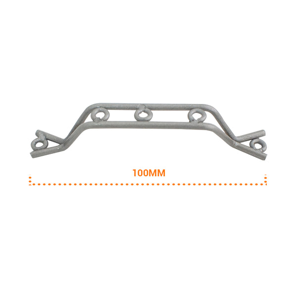 7246 100mm Cabinet Handle Satin Nickel