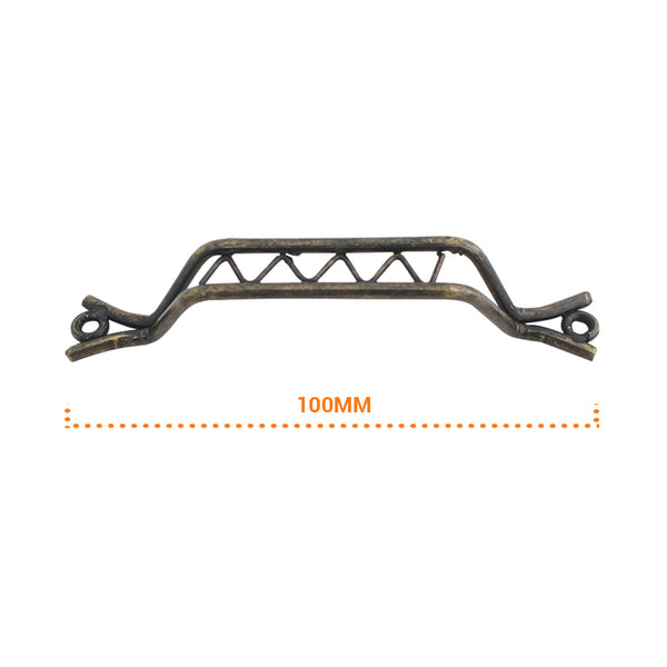 7247 100mm Cabinet Handle Antique Brass