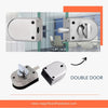 Tajima Frameless Double Glass Door Lock