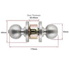 Corona Tubular Entrance Keyed Lock