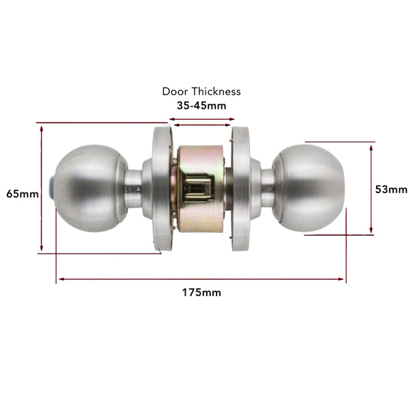 Corona Tubular Entrance Keyed Lock
