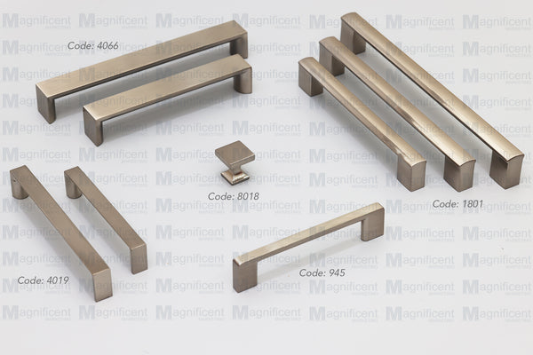 8018 Square Stainless Knob