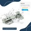 Giano Stainless Hydraulic Clip On Full Overlay Hinge