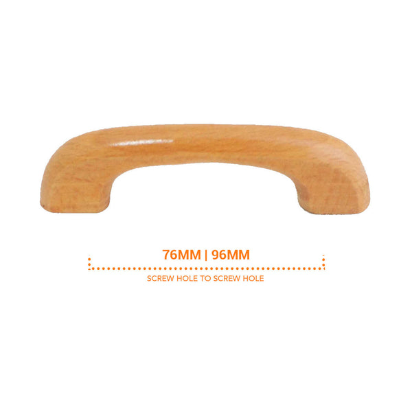 7702 Oak Wooden Pull