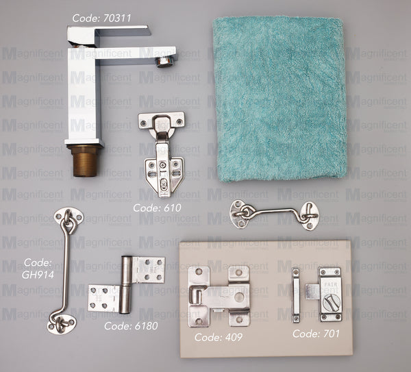 Giano Stainless Hydraulic Clip On Inset Hinge