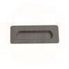 7872 Rectangle Black Flush Pull