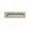 7872 Rectangle Satin Nickel Flush Pull