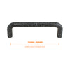 7903 Sandy Black Plastic Pull Handle