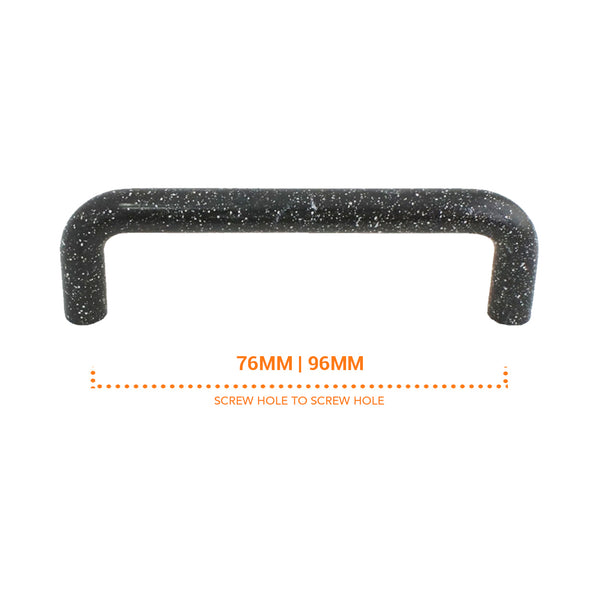 7903 Sandy Black Plastic Pull Handle