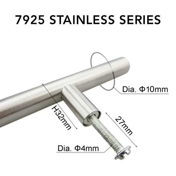 7925 Stainless Hollow T Bar Handle