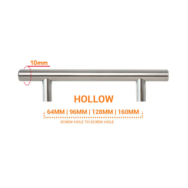 7925 Stainless Hollow T Bar Handle