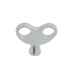 803 Plain Chrome Knob Handle