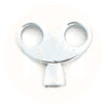 803 Plain Chrome Knob Handle
