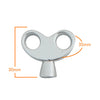 803 Plain Chrome Knob Handle