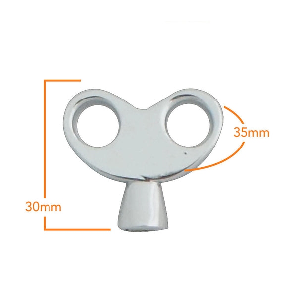 803 Plain Chrome Knob Handle