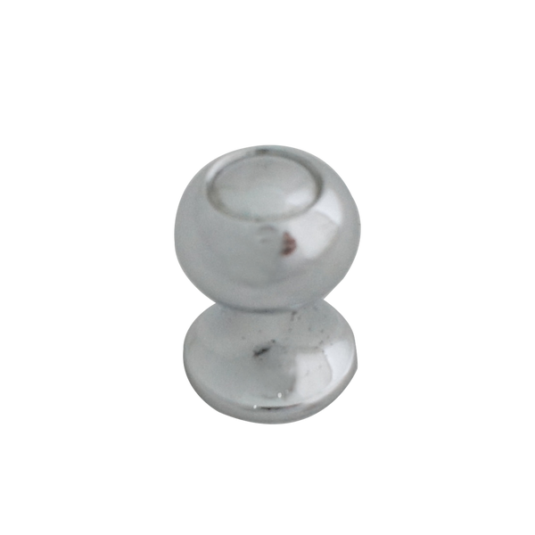 8040 Plain Chrome Knob Handle